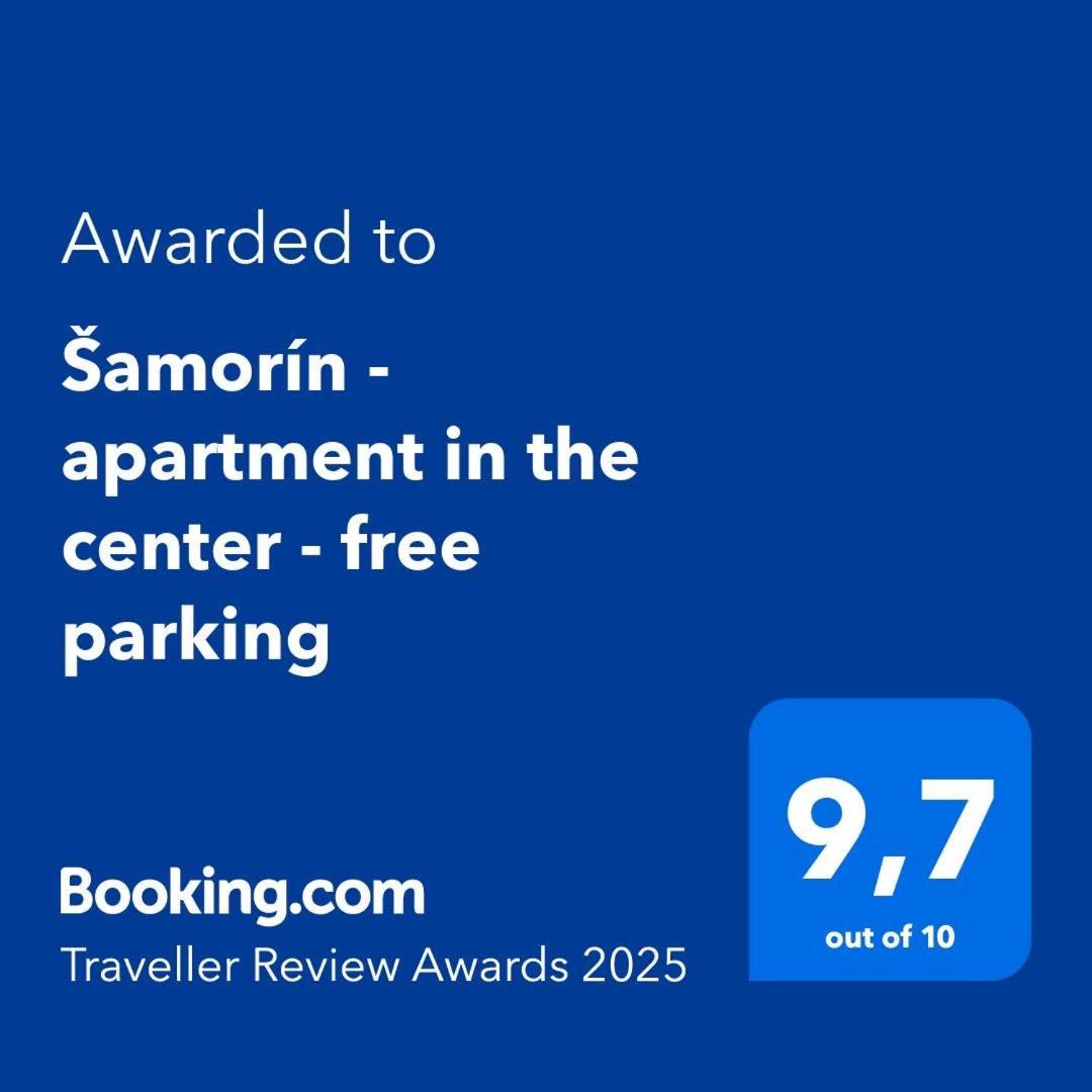 Samorin - Apartment In The Center - Private Parking - Klimatizacia מראה חיצוני תמונה